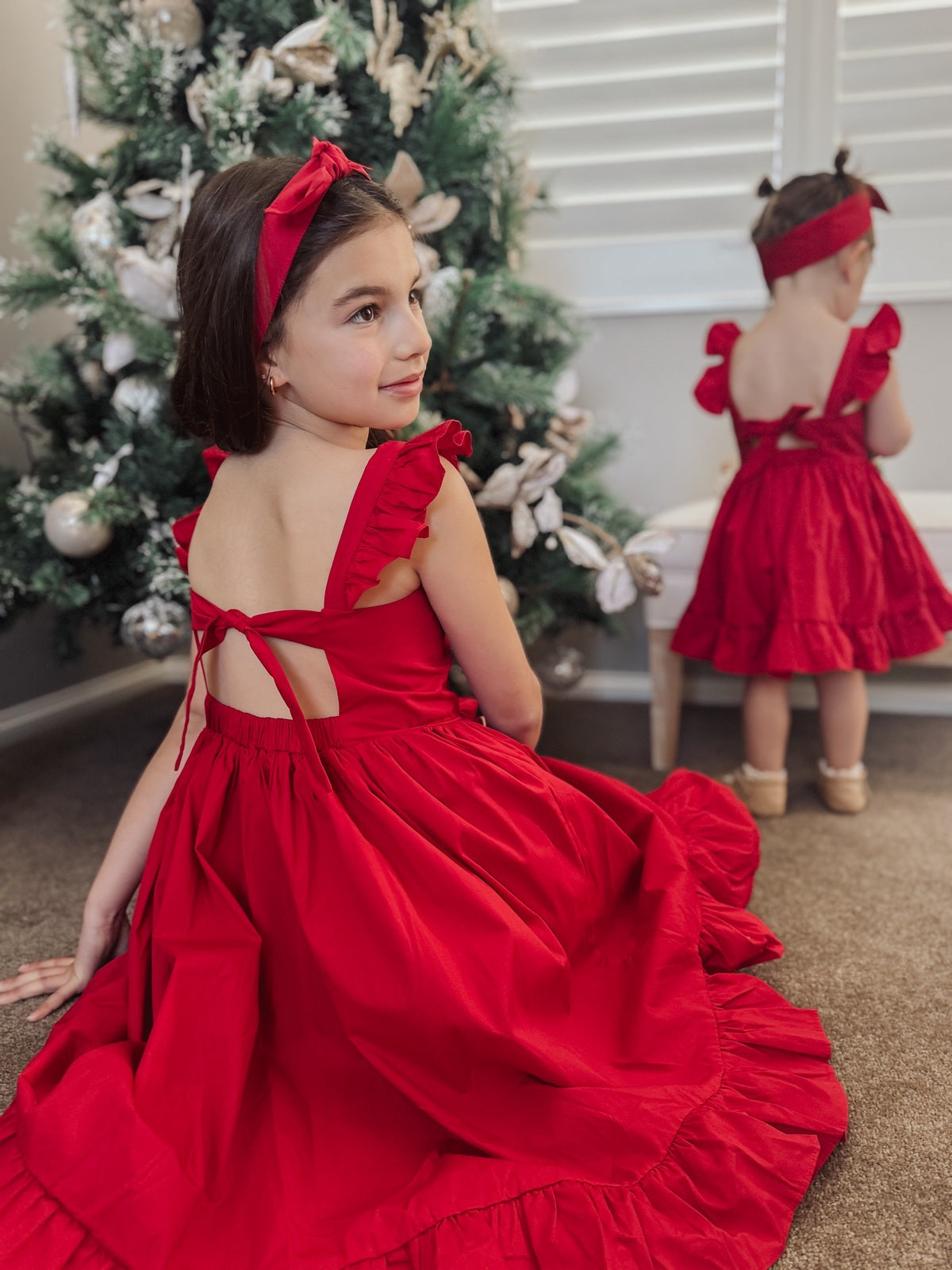 Faith Girls Red Christmas Dress A Little Lacey