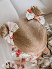 Faith Floral Pigtail Bows - A Little Lacey