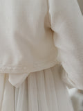 girls white formal jacket for special occasions