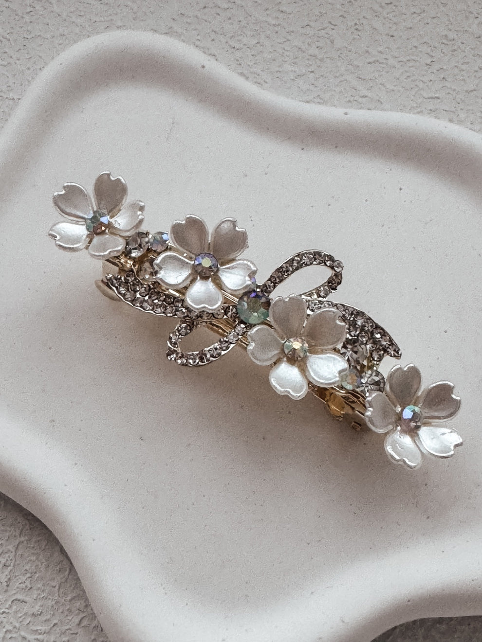 Flora Crystal Girls Barrette - A Little Lacey · Photo 5 of 6