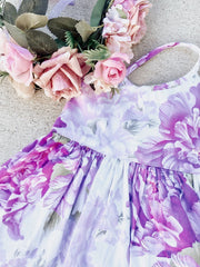 Florence Hi Low Dress - Purple Haze - A Little Lacey