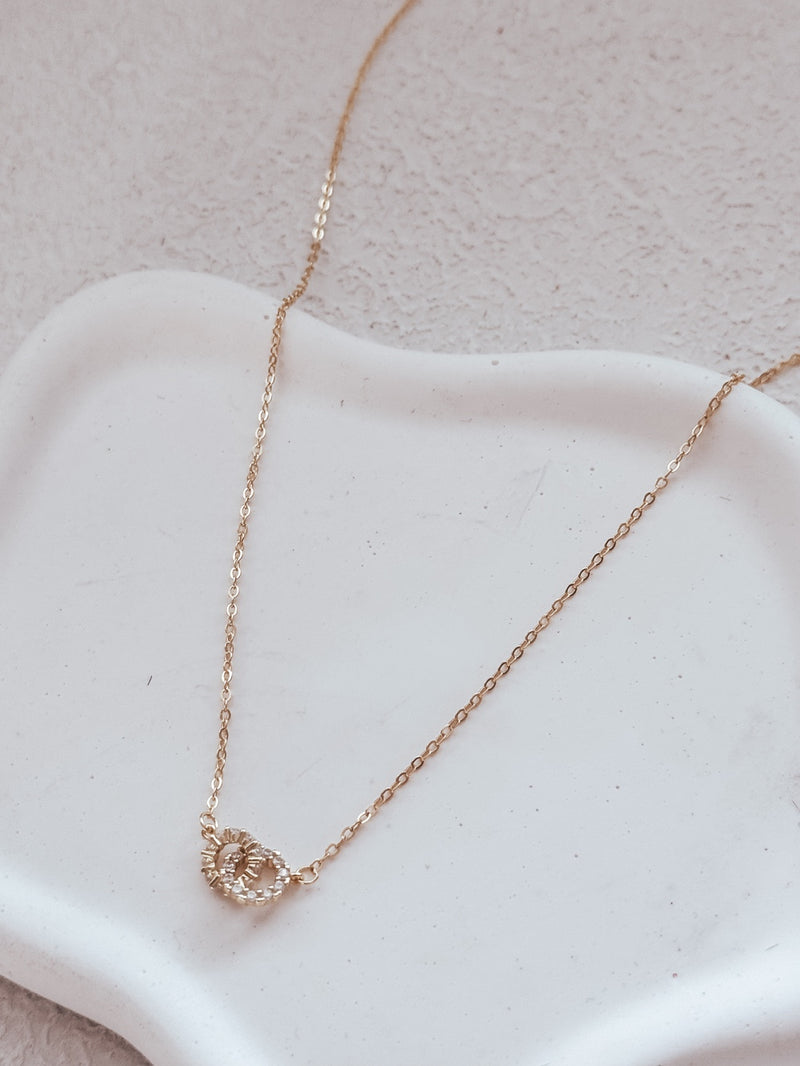 Forever Linked Girls Gold Necklace - A Little Lacey