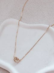 Forever Linked Girls Gold Necklace - A Little Lacey