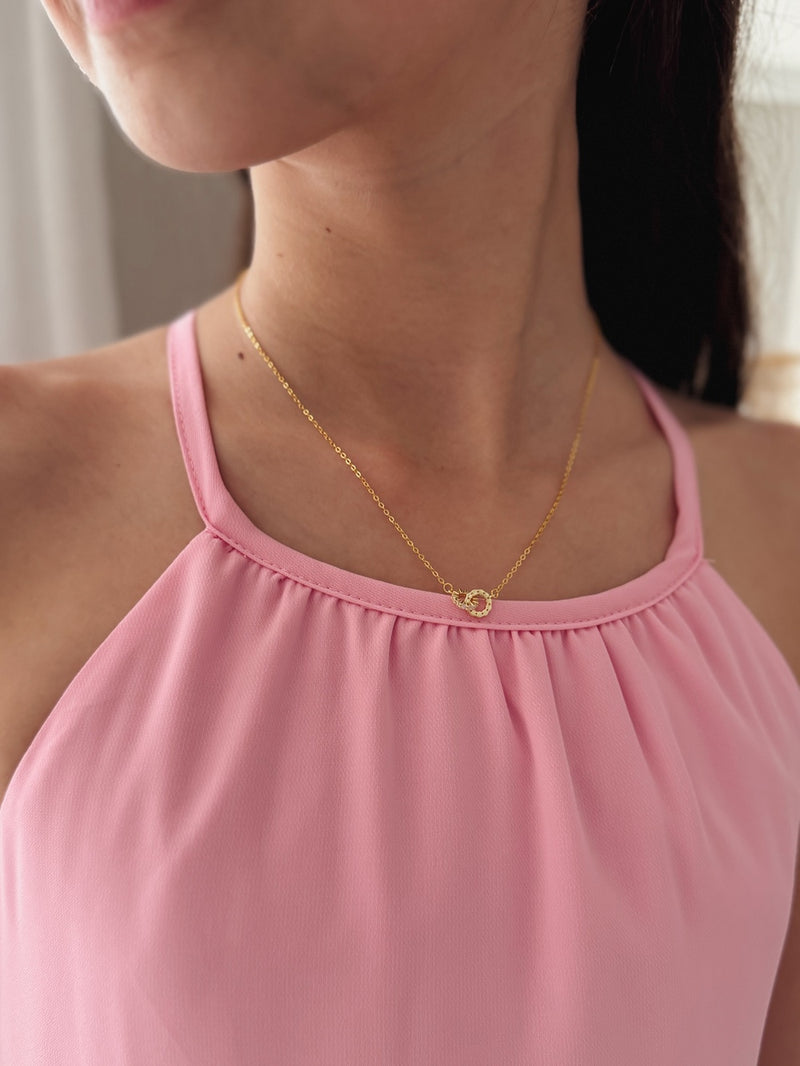 Forever Linked Girls Gold Necklace - A Little Lacey