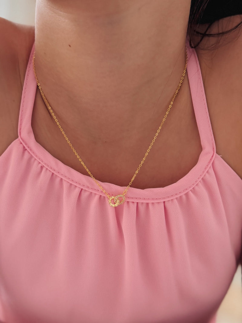 Forever Linked Girls Gold Necklace - A Little Lacey