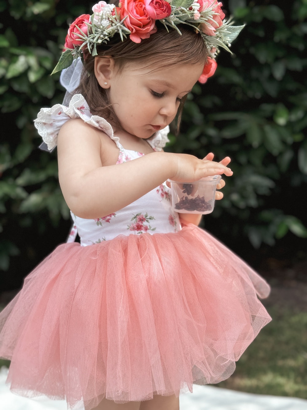 Frankie Baby Tutu Dress - Dusty Pink A Little Lacey Frankie Baby Tutu Dress - Dusty Pink A Little Lacey