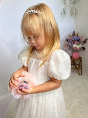 Genevieve Girls White Lace Dress - A Little Lacey