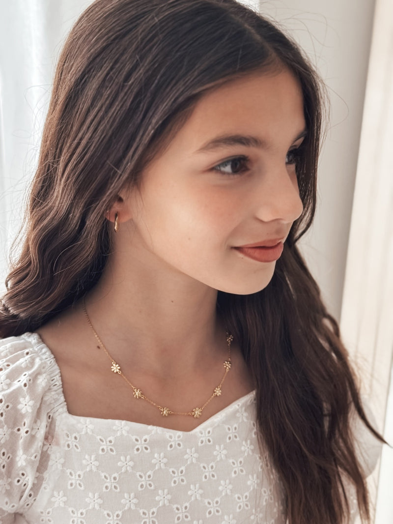 Golden Daisy Dreams Girls Necklace - A Little Lacey