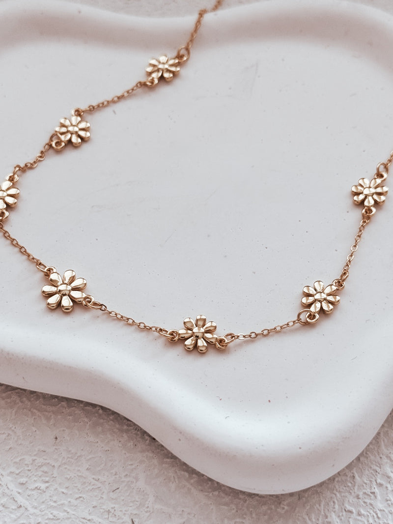 Golden Daisy Dreams Girls Necklace - A Little Lacey