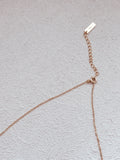 Delicate girls necklace displayed