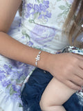 Girls Silver Flower Bracelet - A Little Lacey · Photo 6 of 12