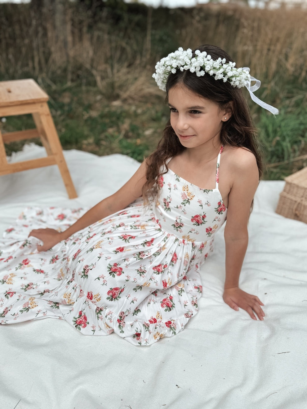 White Babys Breath Flower Crown - A Little Lacey · Photo 1 of 10