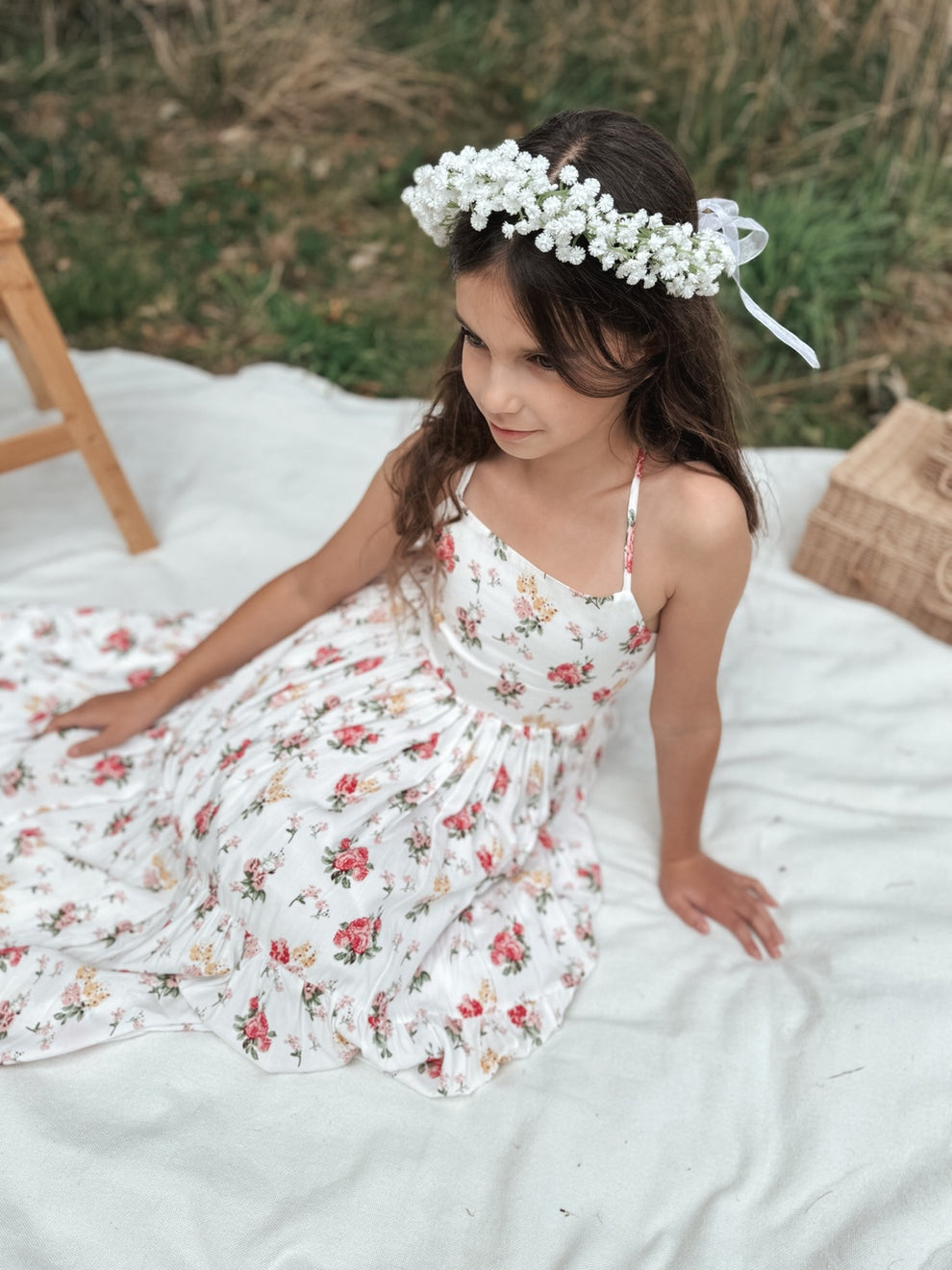 White Babys Breath Flower Crown - A Little Lacey · Photo 6 of 10