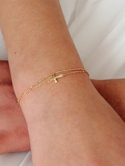 Golden Grace Communion Bracelet - A Little Lacey
