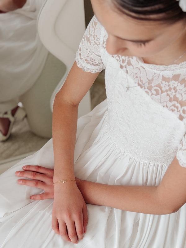 Golden Grace Communion Bracelet