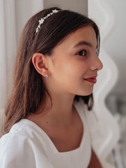 Golden Petal Girls Headband - A Little Lacey