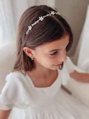 Golden Petal Girls Headband - A Little Lacey