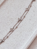 Side view of Harmony bracelet with two delicate strands