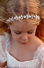 Fleur Crystal Rhinestone Headband - A Little Lacey