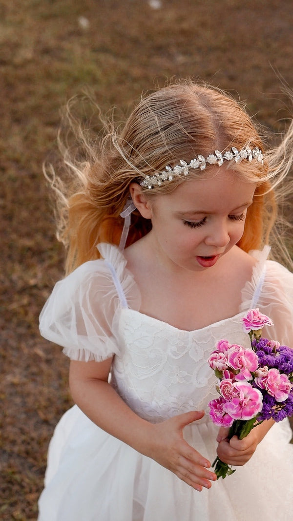 Fleur Crystal Rhinestone Headband