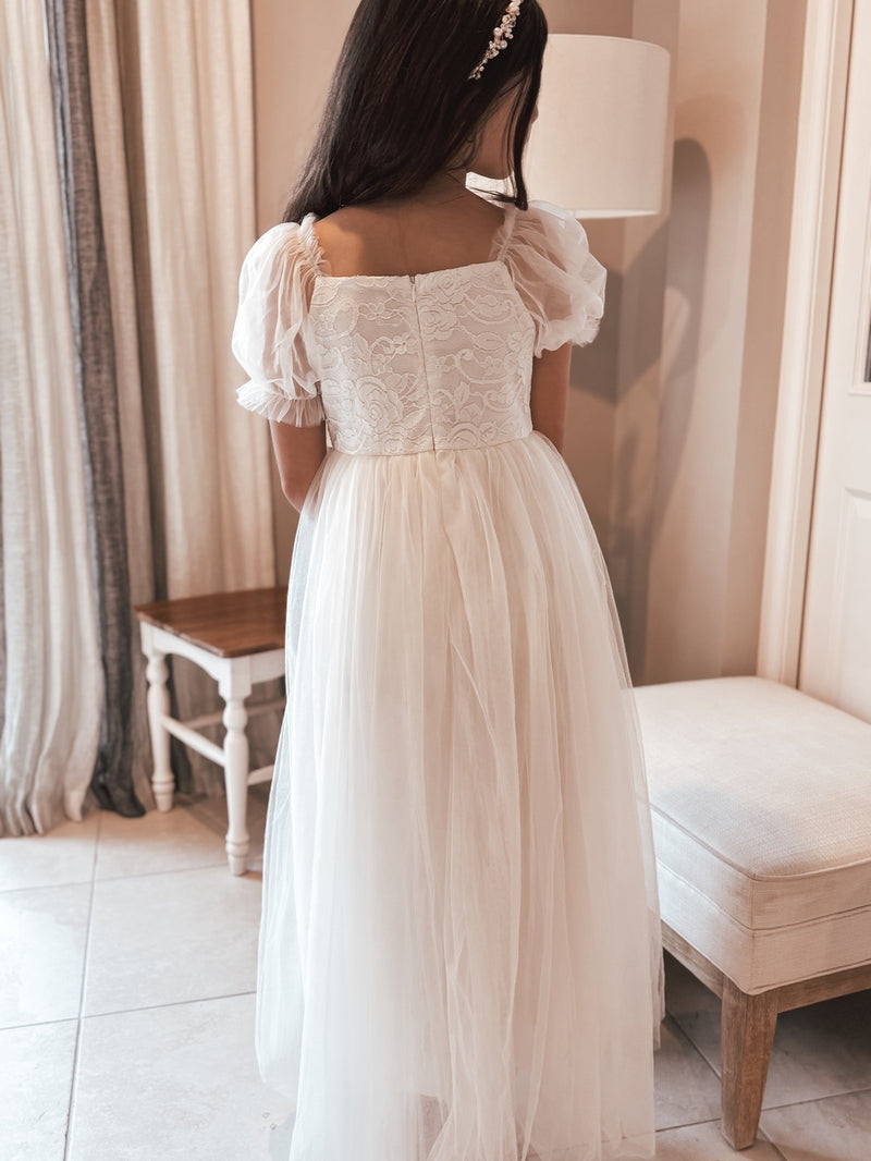 Harper Ivory Tulle Dress - A Little Lacey