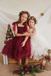 Haven Girls Burgundy Tulle Set - A Little Lacey