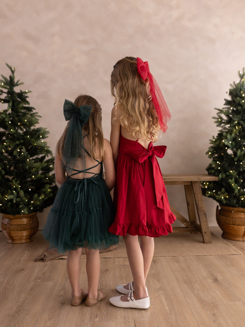 Sister christmas dresses