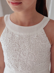 Inka Girls White Dress - A Little Lacey