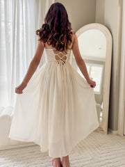 Isabelle Ivory Girls Dress - A Little Lacey