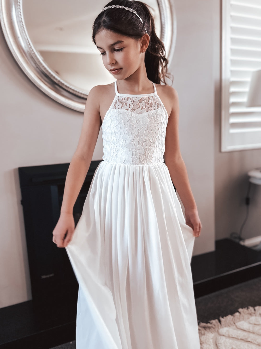 Isabelle White Girls Dress - A Little Lacey · Photo 8 of 13