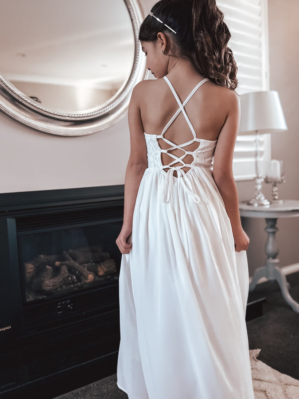 Isabelle White Girls Dress - A Little Lacey · Photo 2 of 13