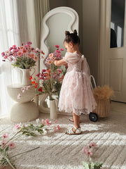 Isla Rose Girls Light Pink Dress - A Little Lacey