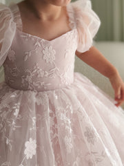 Isla Rose Girls Light Pink Dress - A Little Lacey