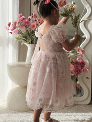 Isla Rose Girls Light Pink Dress - A Little Lacey