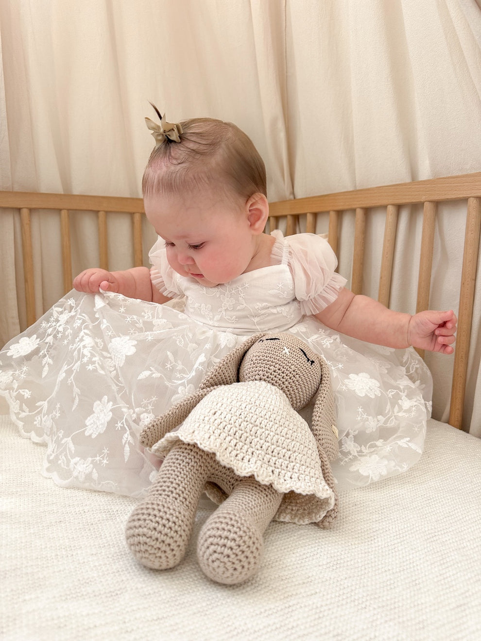 Isla Rose Girls White Dress - A Little Lacey · Photo 13 of 17
