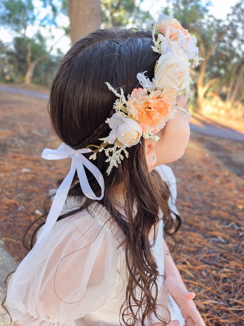 Flora Girls Flower Crown - A Little Lacey