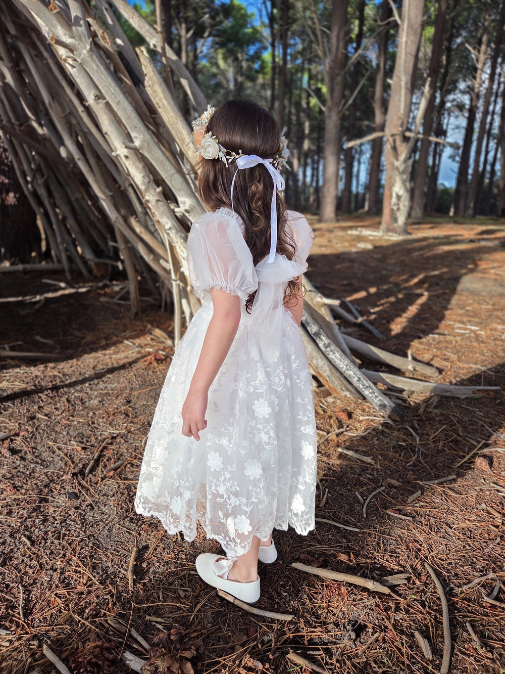 Isla Rose Girls White Dress