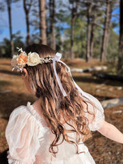 Flora Girls Flower Crown - A Little Lacey