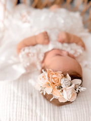 Iris Baby Girls Flower Headband - A Little Lacey