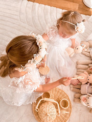 Iris Baby Girls Flower Headband - A Little Lacey