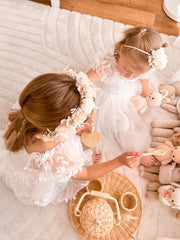 Iris Girls Ivory Flower Crown - A Little Lacey