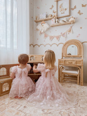 Isla Rose Light Pink Baby Dress - A Little Lacey