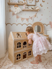 Isla Rose Light Pink Baby Dress - A Little Lacey