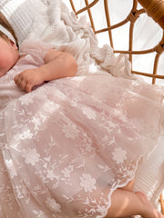 Isla Rose Light Pink Baby Dress - A Little Lacey