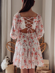 Jessa Girls Long Sleeve Floral Dress - A Little Lacey