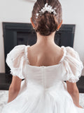 Jessica Puff Sleeve White Dress - A Little Lacey · Photo 7 of 15