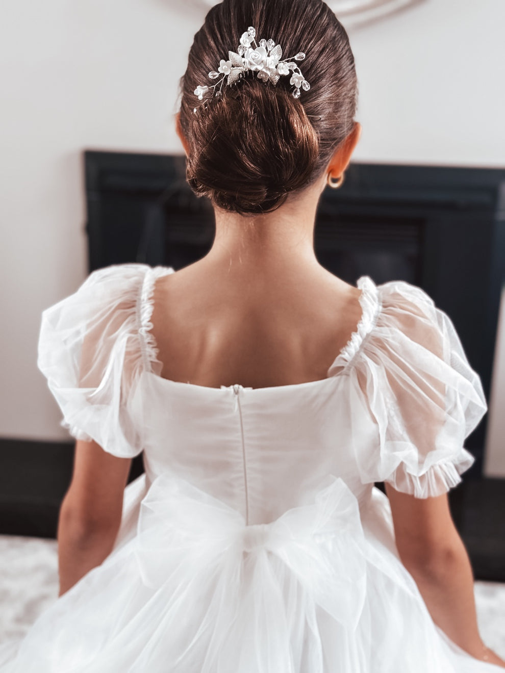 Jessica Puff Sleeve White Dress - A Little Lacey · Photo 8 of 15
