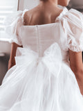 Jessica Puff Sleeve White Dress - A Little Lacey · Photo 9 of 15