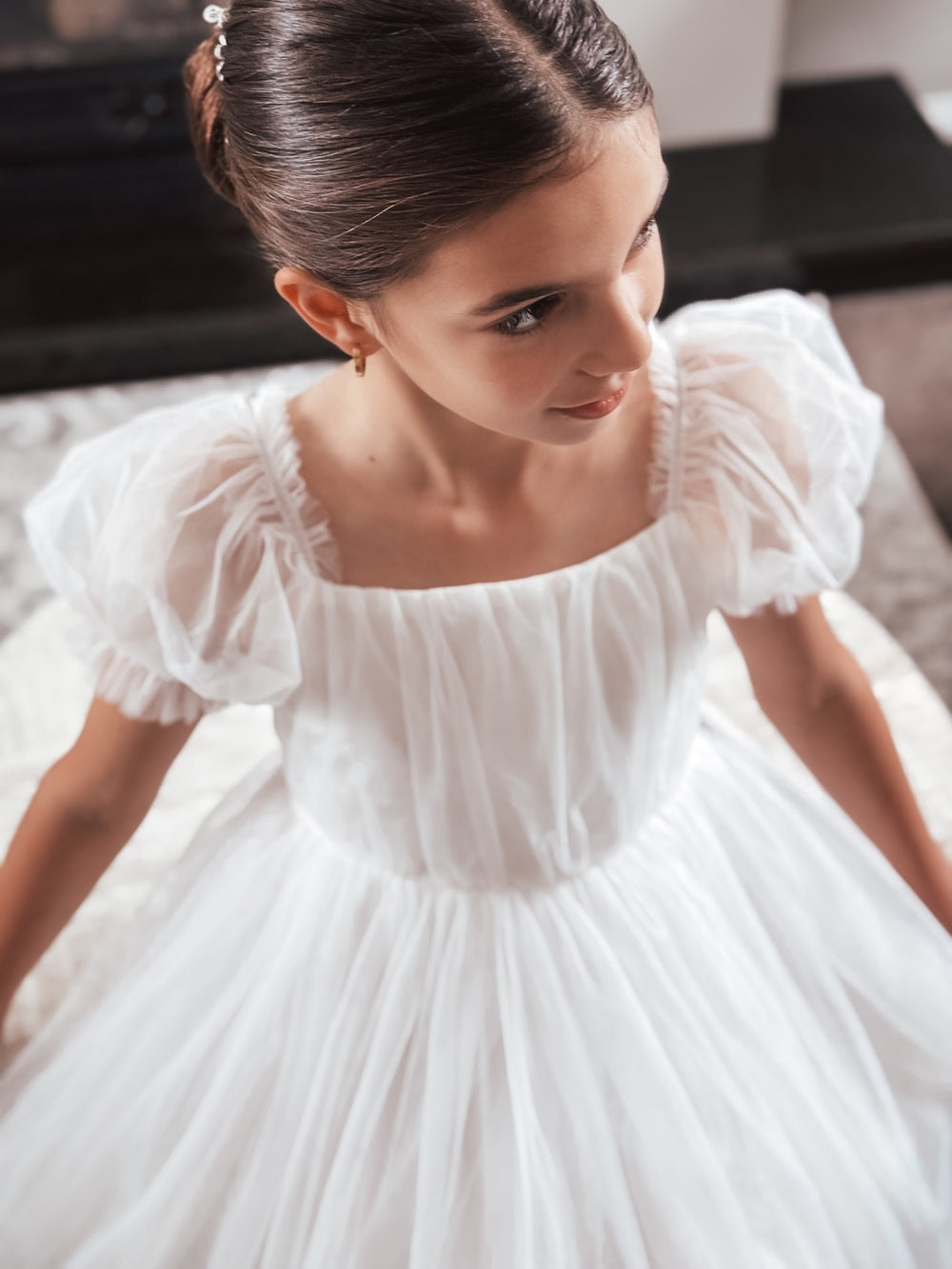 Jessica Puff Sleeve White Dress - A Little Lacey · Photo 11 of 15