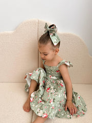 Josephine Floral Christmas Dress - Size 2 - A Little Lacey